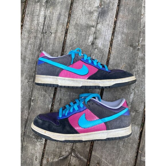 Nike Dunk Low 6.0 Shoes Sneakers Black Pink Women's Size 8.5 SB Y2K 2008 - Picture 4 of 9